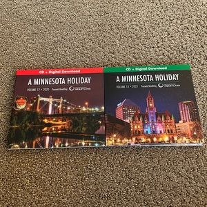 MN holiday cds- two pack 2020 and 2021 perfect for the holidays coming up. 😊